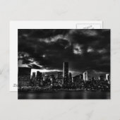 Carte Postale Noir et blanc New York City (Devant / Derrière)