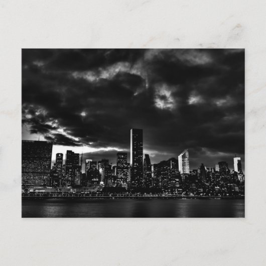 Carte Postale Noir et blanc New York City (Devant)