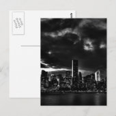 Carte Postale Noir et blanc New York City (Devant / Derrière)