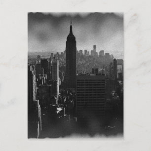 Carte Postale Noir et blanc New York City