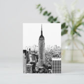Carte Postale Noir et blanc New York City (Debout devant)