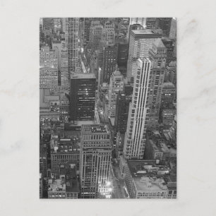 Carte Postale Noir et blanc New York City