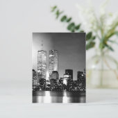 Carte Postale Noir et blanc New York City la nuit (Debout devant)