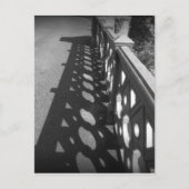 Carte Postale Noir et blanc Pont Casting Shadow Silhouette (Devant)