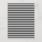 Carte Postale noir et blanc rayé (Devant)