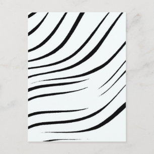 Carte Postale Noir et blanc uni
