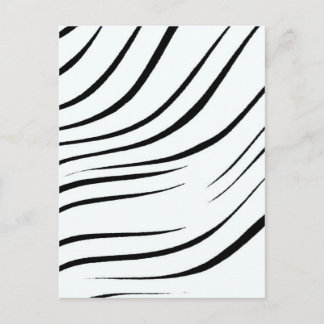 Carte Postale Noir et blanc uni