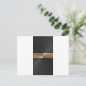 Carte Postale Noir Et Or (Debout devant)