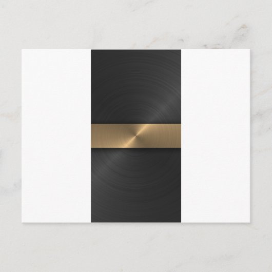 Carte Postale Noir Et Or (Devant)