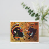 Carte Postale Noir et Violet, Kandinsky, 1923 (Debout devant)