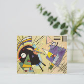 Carte Postale Noir et violet par Wassily Kandinsky (Debout devant)