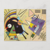 Carte Postale Noir et violet par Wassily Kandinsky (Devant)