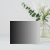 Carte Postale Noir Gris Ombré Vide (Debout devant)