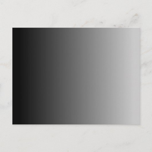 Carte Postale Noir Gris Ombré Vide (Devant)