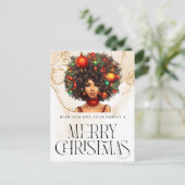 Carte Postale Noir Noël Sista Melanin Queen Femmes Noël (Debout devant)