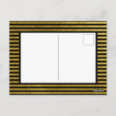 Carte Postale Noir & Or | Joyeux Noël 6 Photos (Dos)