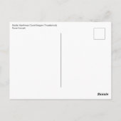 Carte Postale Noir rouge autochtone Kaigani Thunderbird (Dos)