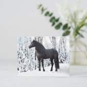 Carte Postale "Noir sur blanc" (Debout devant)