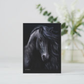 Carte postale noire (Debout devant)