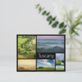 Carte postale noire de collage de cadre de la (Debout devant)