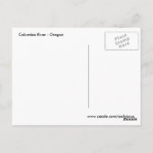 Carte postale noire de coucher du soleil (Dos)