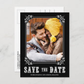 CARTE POSTALE NOIRE DE TYPOGRAPHIE OCCIDENTALE POU (Devant / Derrière)