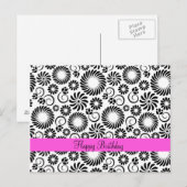 Carte postale noire et blanche (Devant / Derrière)