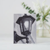 Carte postale noire et blanche (Debout devant)