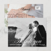 Carte postale noire et du blanc 2 de photo de (Devant / Derrière)