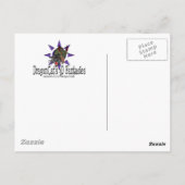 Carte postale noire et majestueuse (Dos)