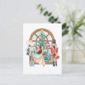 Carte Postale Noisette de Noël Ballerina Mouse King (Debout devant)