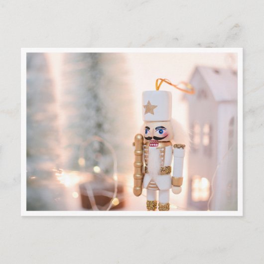 Carte Postale Noisette de Noël en hiver (Devant)