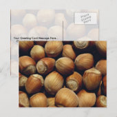 Carte Postale Noisette sauvage (Devant / Derrière)