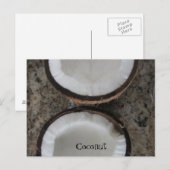 Carte Postale Noix de coco (Devant / Derrière)