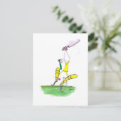 Carte Postale noix de cricket d'aussie, tony fernandes (Debout devant)