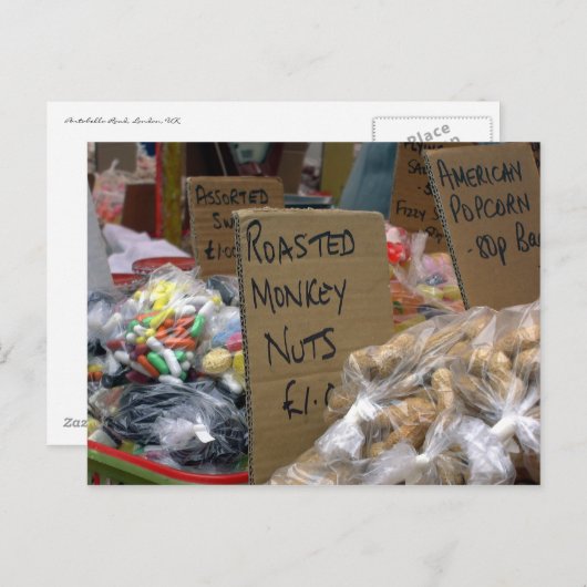 Carte Postale Noix de singe (Devant / Derrière)