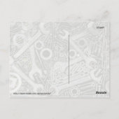 Carte Postale Noix et boulons (Dos)