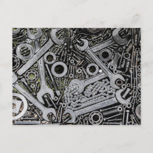 Carte Postale Noix et boulons