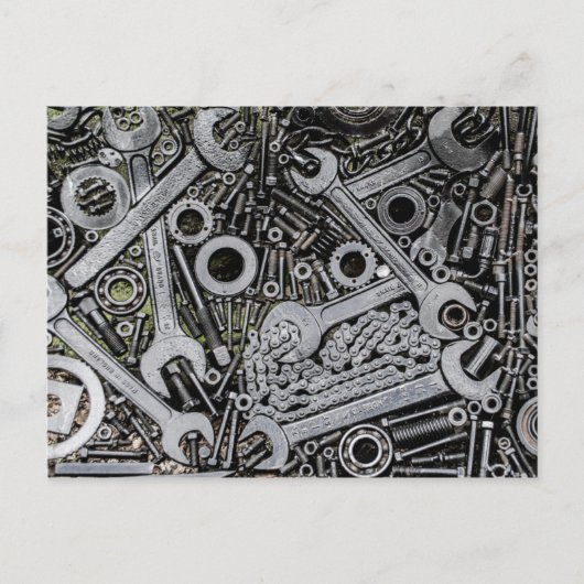 Carte Postale Noix et boulons (Devant)