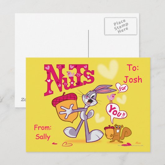 Carte Postale Noix pour vous (Devant / Derrière)
