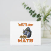 Carte Postale Noix sur les maths (Debout devant)