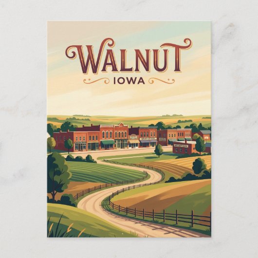 Carte Postale Noix USA (Devant)