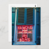 Carte Postale NOLA Poboys (Devant / Derrière)