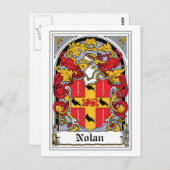 Carte Postale Nolan Family Crest (Devant / Derrière)