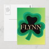 Carte Postale Nom de famille Flynn (Devant / Derrière)