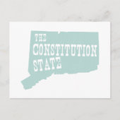 Carte Postale Nom de l'état du Connecticut (Devant)