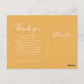 Carte Postale Nom de script moderne multi photo polka point (Dos)