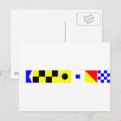 Carte Postale Nom du code Allison (Devant / Derrière)