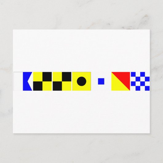 Carte Postale Nom du code Allison (Devant)