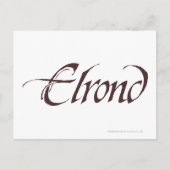 Carte Postale Nom ELROND™ Solide (Devant)